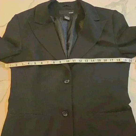 Hennes Fitted Black Blazer sz10 - Picture 9 of 11